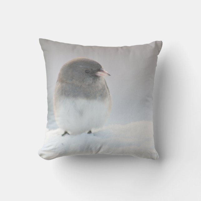 sneeuwvogel kussen (Voorkant)