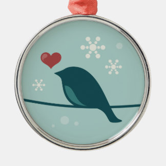 Sneeuwvogel Metalen Ornament