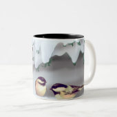 SNEEUWVOGELS DOOR SHARON SHARPE TWEEKLEURIGE KOFFIEMOK (Voorkant rechts)