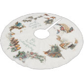 sneeuwvogels en kerstgraten kerstboom rok (Gekanteld)