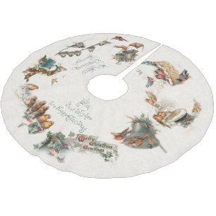  sneeuwvogels en kerstgraten kerstboom rok