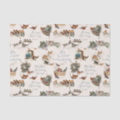 sneeuwvogels en kerstgraten tissuepapier (Voorkant)