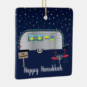 Sneeuwvogel's Hanukkah Keramisch Ornament (Rechts)