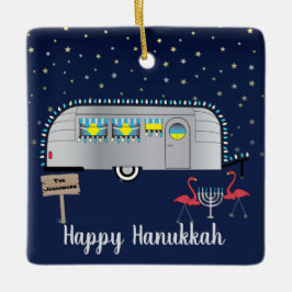 Sneeuwvogel's Hanukkah Keramisch Ornament