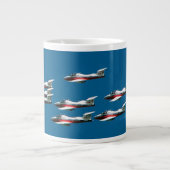 Sneeuwvogels jumbo mok (Voorkant)