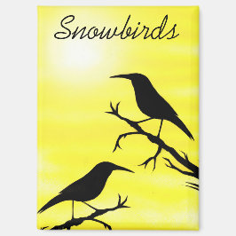 Sneeuwvogels Magneet