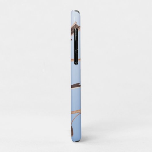 Sneeuwvogels op een kale wintertak Case-Mate iPhone case (Achterkant/links)