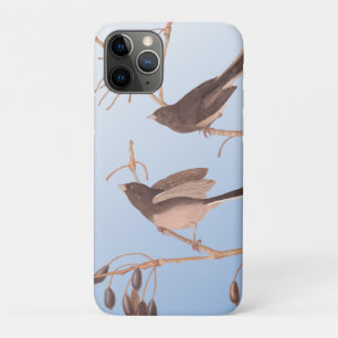 Sneeuwvogels op een kale wintertak Case-Mate iPhone case