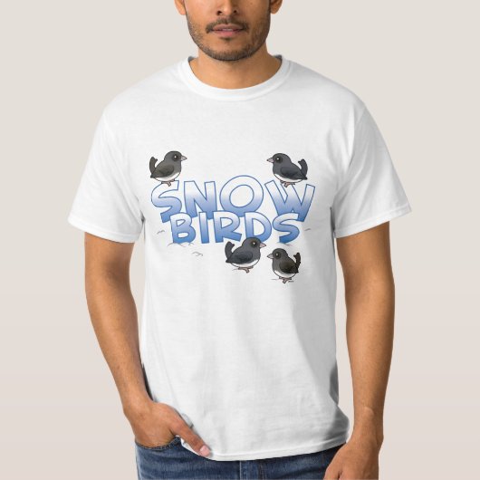 Sneeuwvogels T-shirt (Voorkant)