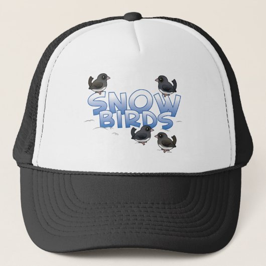 Sneeuwvogels Trucker Pet (Voorkant)