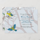 Sneeuwvogels Verplaatsende Aankondiging (Voorkant / Achterkant)