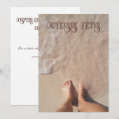 Sneeuwvogelvakantie in Quebec Feestdagenkaart (Voorkant / Achterkant)