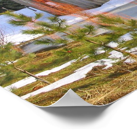 Sneeuwvorm Poster (Hoek)