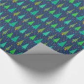 Sneeuwvormig voor bomen inpakpapier (Hoek)