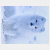 SNEEUWVOS FLEECE DEKEN (Voorkant (Horizontaal))