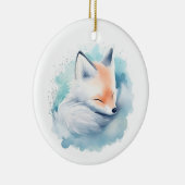 Sneeuwvos Keramisch Ornament (Rechts)