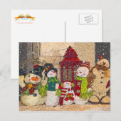 SNEEUWVRIENDEN BRIEFKAART (Voorkant / Achterkant)