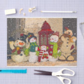 SNEEUWVRIENDEN TISSUEPAPIER (Craft)