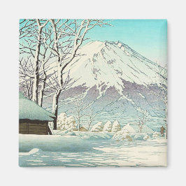 Sneeuwvrij gebied bij Oshiono Hasui Kawase Magneet