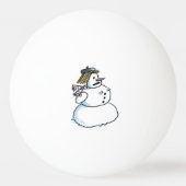 Sneeuwvrouw 3-sterren ping pong bal pingpongbal (Voorkant)