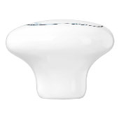 Sneeuwvrouw keramische knop (Zijkant)