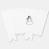 Sneeuwvrouw popcorn dozen bedankdoosjes (Ongevouwen)