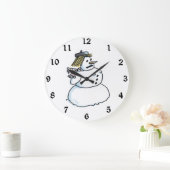 Sneeuwvrouw wandklok (Huis)