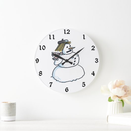 Sneeuwvrouw wandklok (Huis)