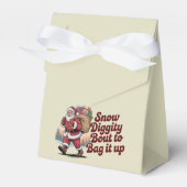 Sneeuwwaardigheid Bout om het op te pakken 90s Chr Bedankdoosjes (Voorkant Zijde)