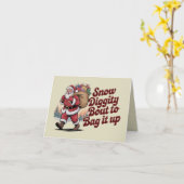 Sneeuwwaardigheid Bout om het op te pakken 90s Chr Kaart (Gele Bloem)