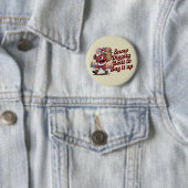 Sneeuwwaardigheid Bout om het op te pakken 90s Chr Ronde Button 5,7 Cm (In situ)