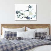 Sneeuwwand Canvas Afdruk (Insitu (Slaapkamer))