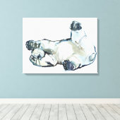 Sneeuwwand Canvas Afdruk (Insitu (Houten vloer))