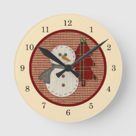 Sneeuwwandklok Ronde Klok