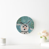 sneeuwwandklok ronde klok (Huis)