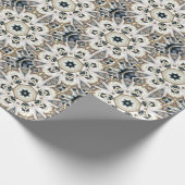 sneeuwweb cadeaupapier (Hoek)