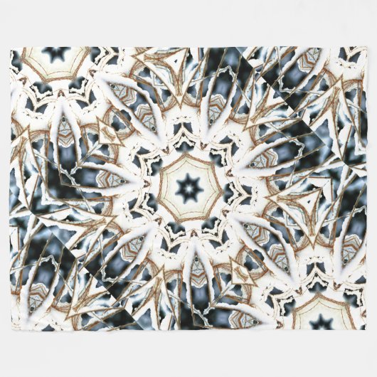 sneeuwweb fleece deken (Voorkant (Horizontaal))