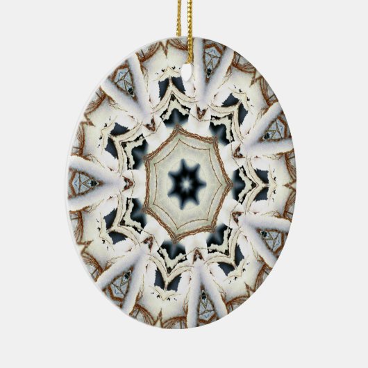 sneeuwweb keramisch ornament (Rechts)