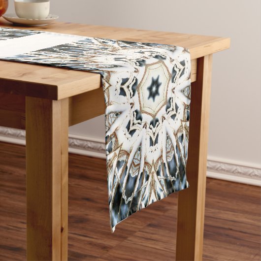 sneeuwweb korte tafelloper (Voorbeeld)