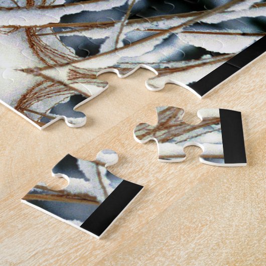 sneeuwweb legpuzzel (Zijkant)