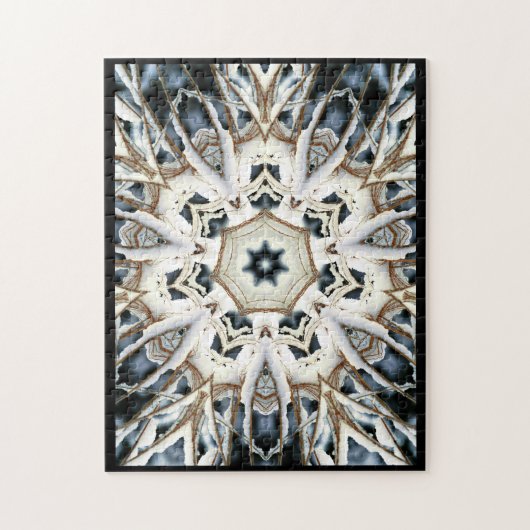 sneeuwweb legpuzzel (Verticaal)