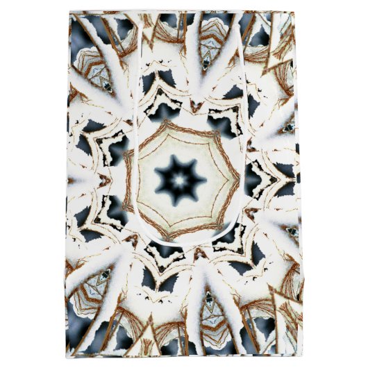 sneeuwweb medium cadeauzakje (Achterkant)