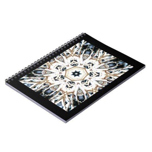 sneeuwweb notitieboek (Linkerzijde)