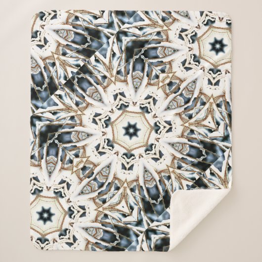 sneeuwweb sherpa deken (Voorkant)