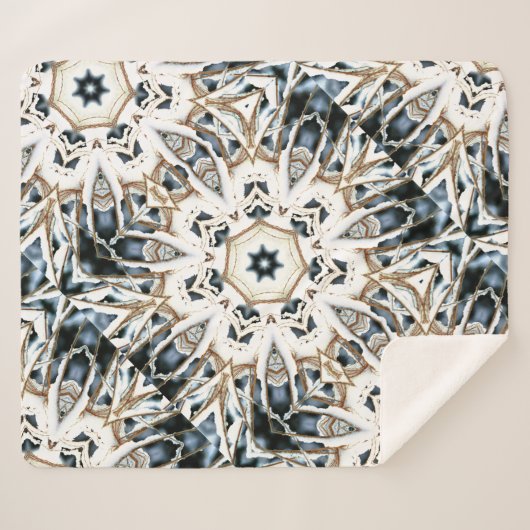 sneeuwweb sherpa deken (Voorkant (horizontaal))