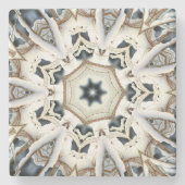 sneeuwweb stenen onderzetter (Voorkant)