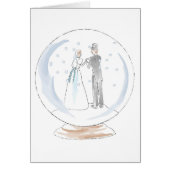 Sneeuwweddenschap met Wereldbol (Voorkant)