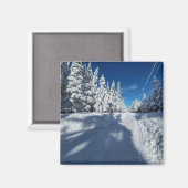 sneeuwweg magneet (Voorkant / Achterkant)