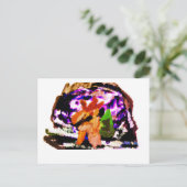 Sneeuwwereldbol Briefkaart (Staand voorkant)