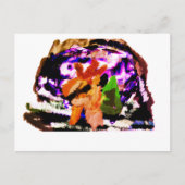 Sneeuwwereldbol Briefkaart (Voorkant)